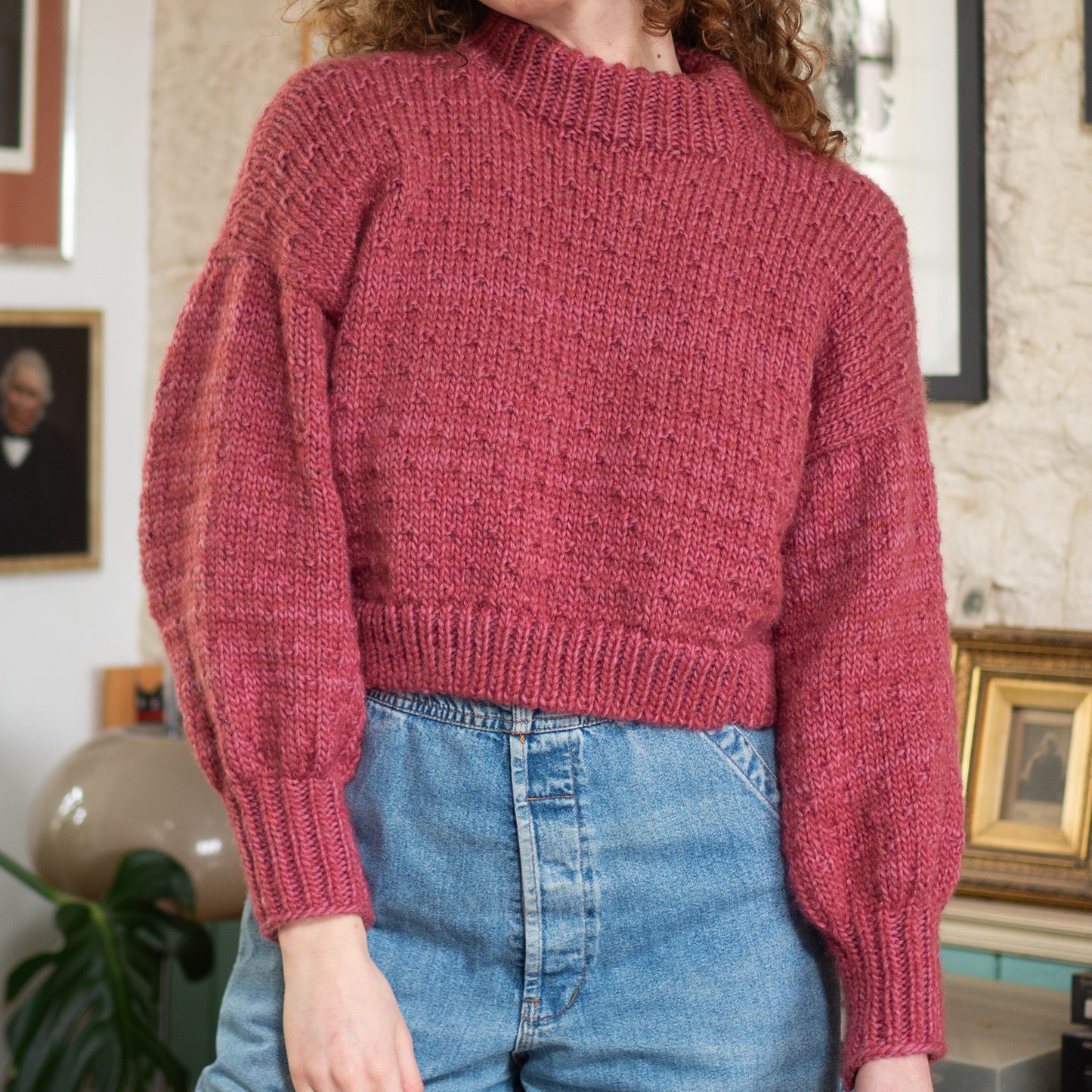 Rosemary Jumper - Fig Pink