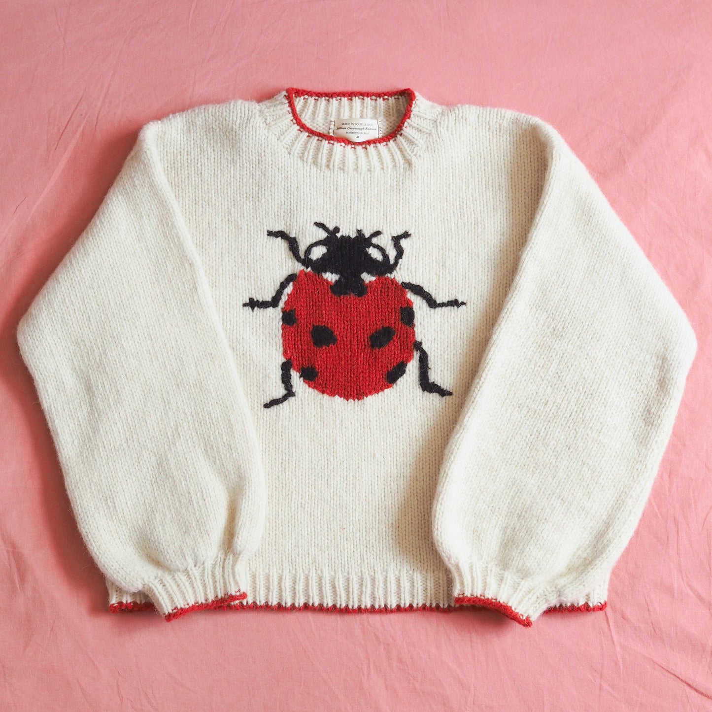 Ladybird Jumper - White