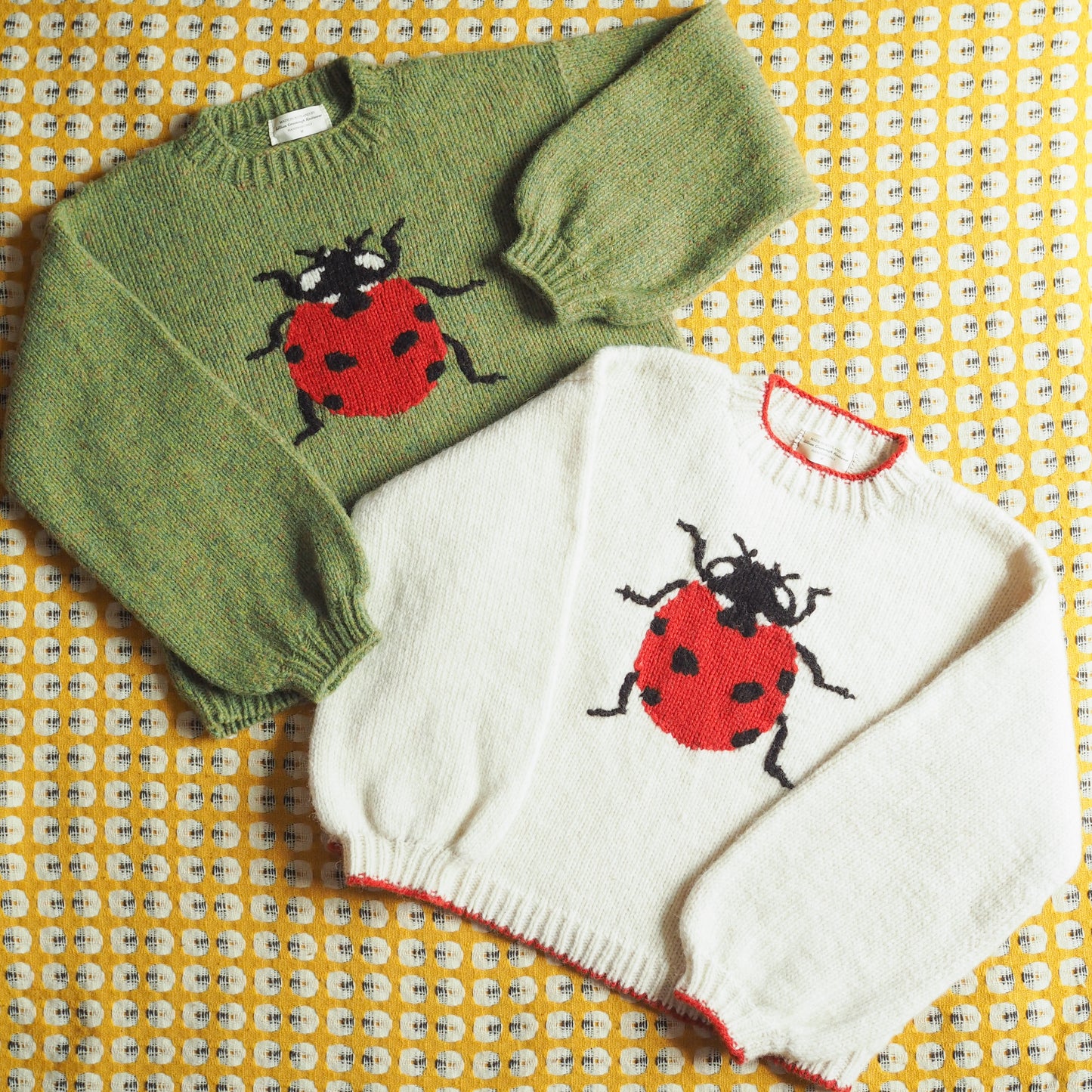 Ladybird Jumper - White