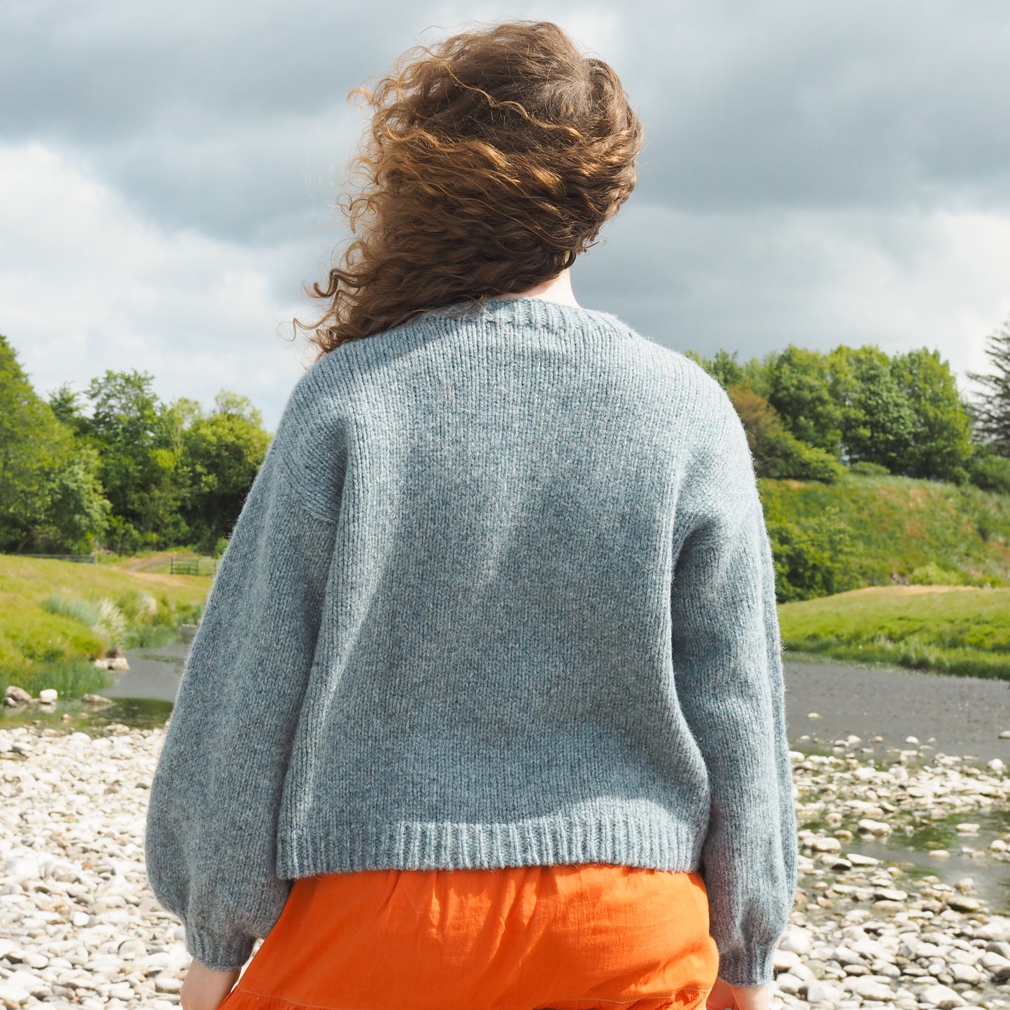 Monarch Butterfly Jumper - Blue