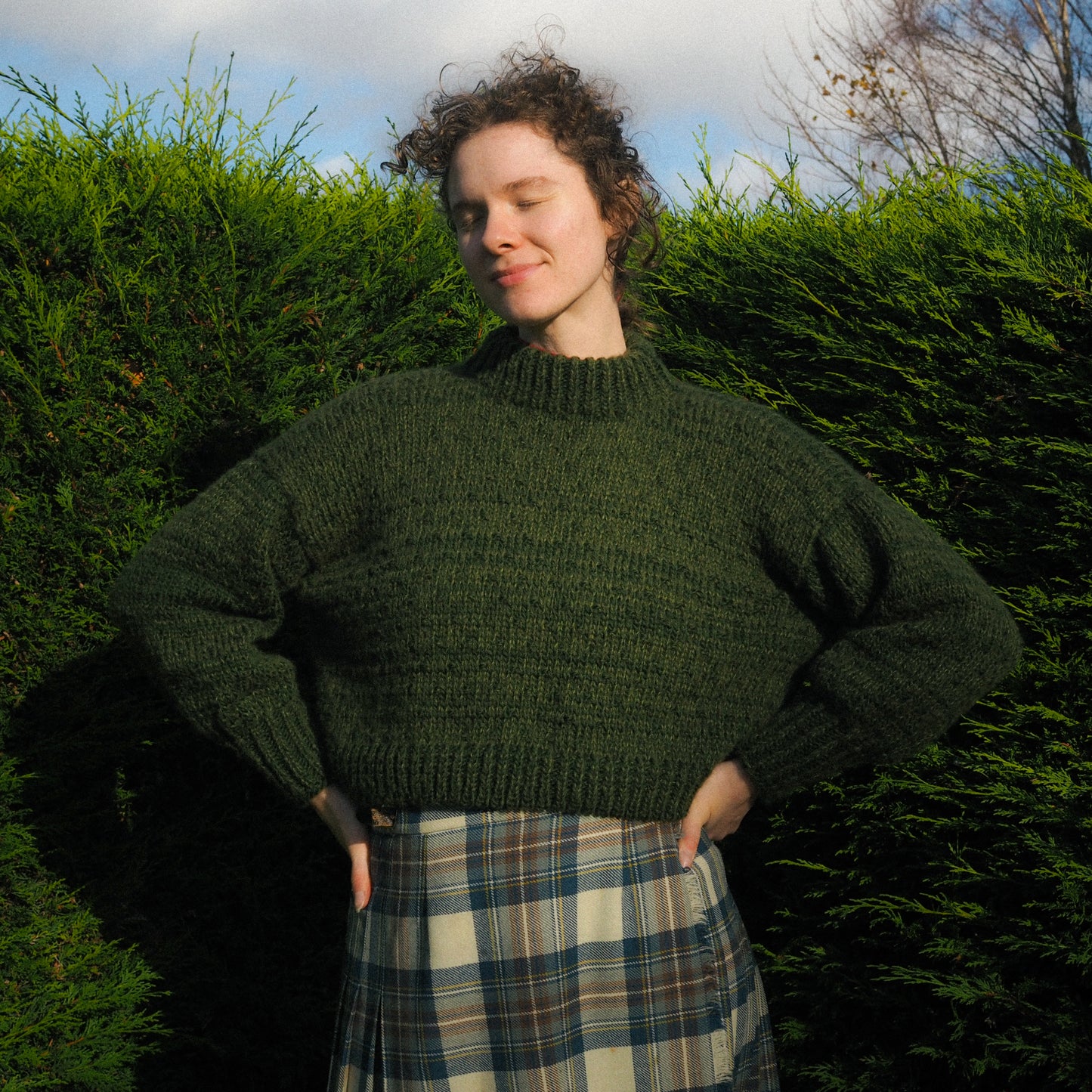 Rosemary Jumper - Forest Green