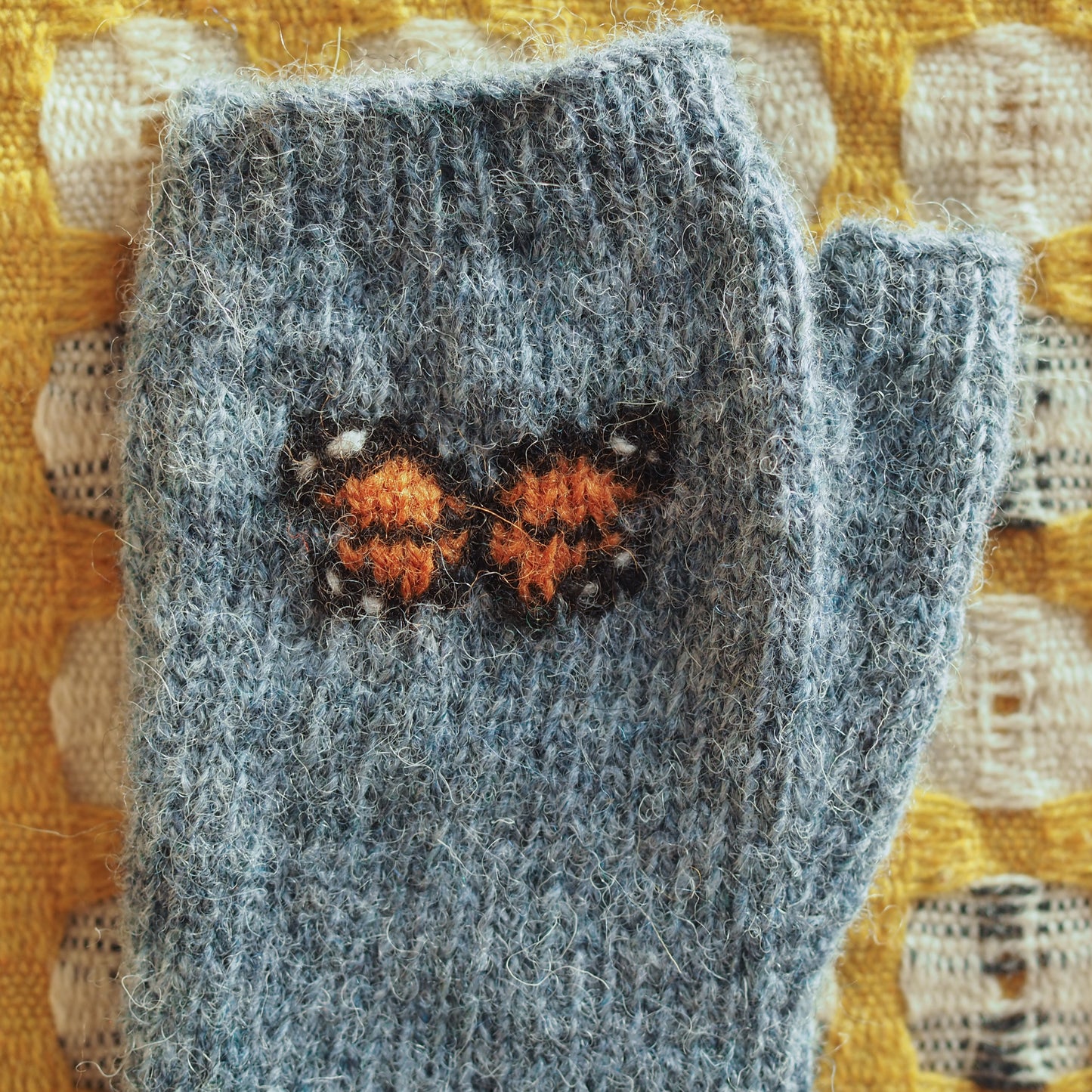 Monarch Butterfly Gloves - Blue