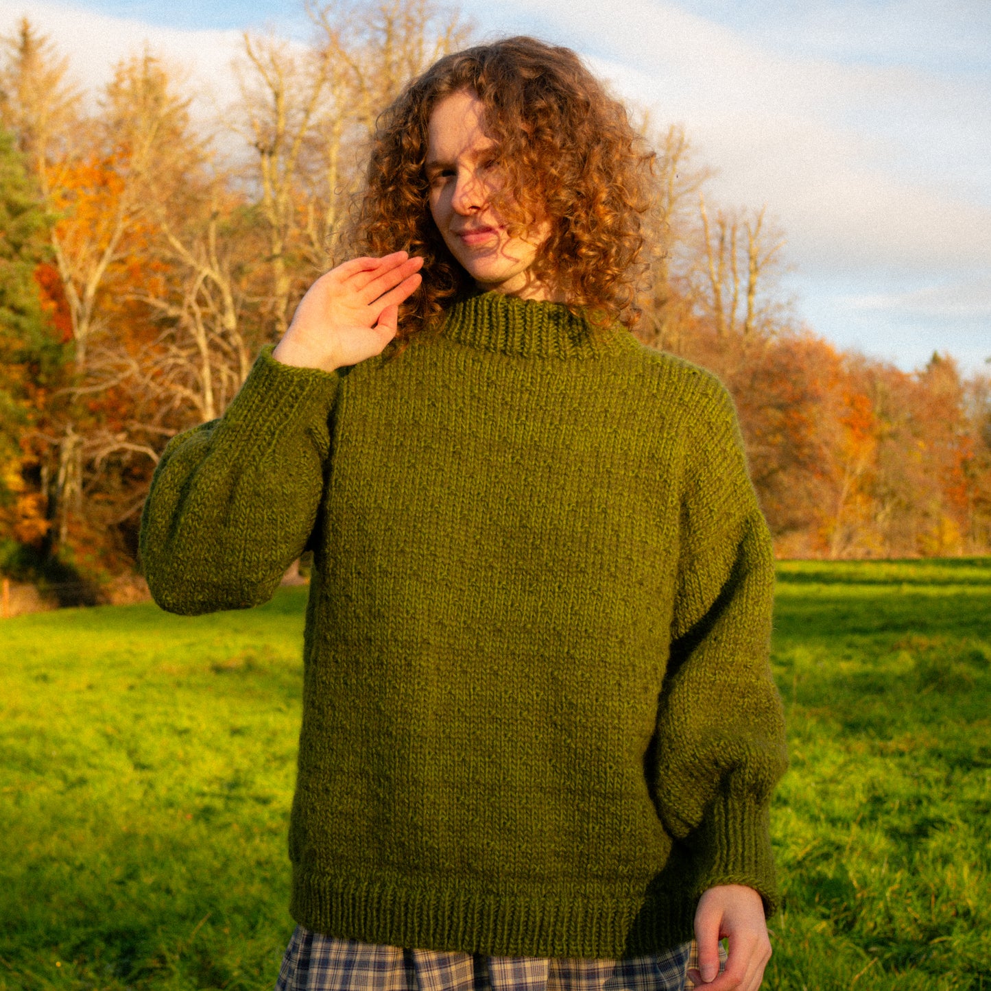 Rosemary Jumper - Moss Green