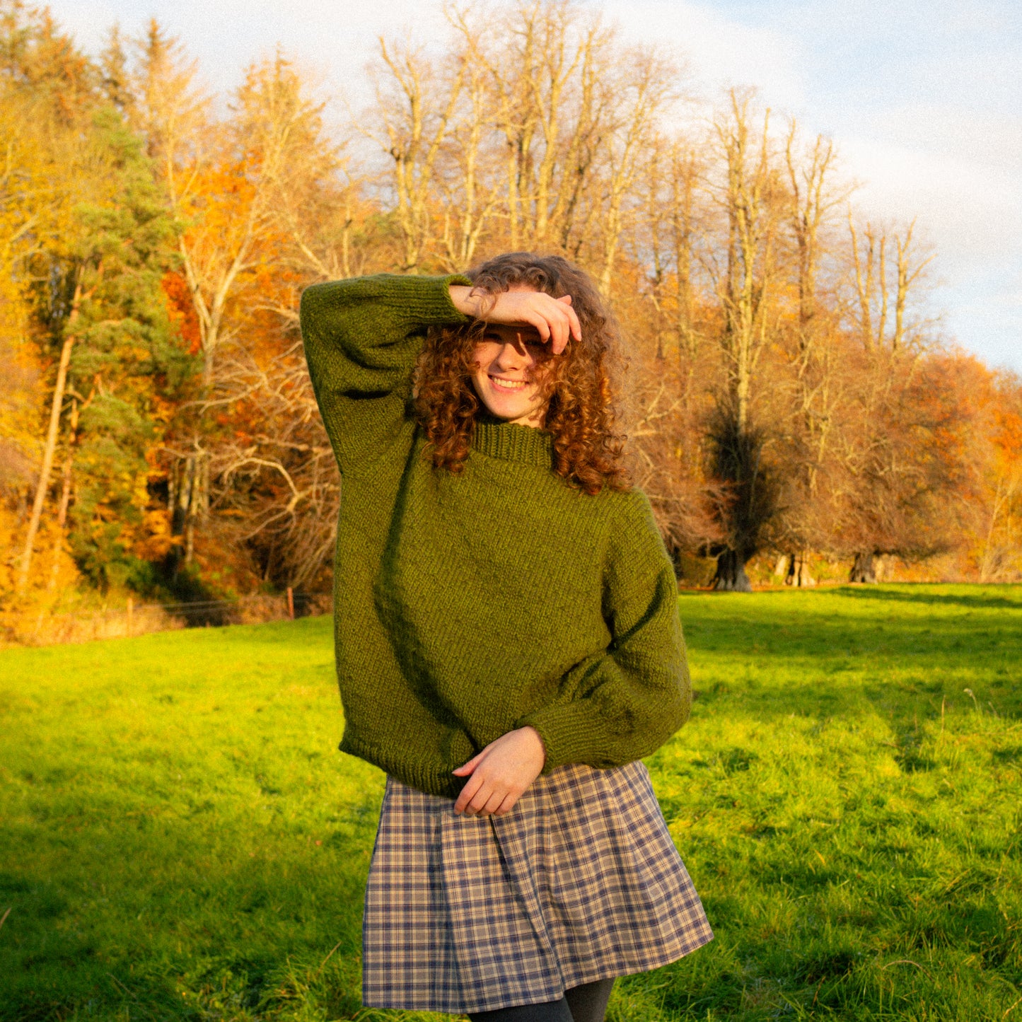 Rosemary Jumper - Moss Green