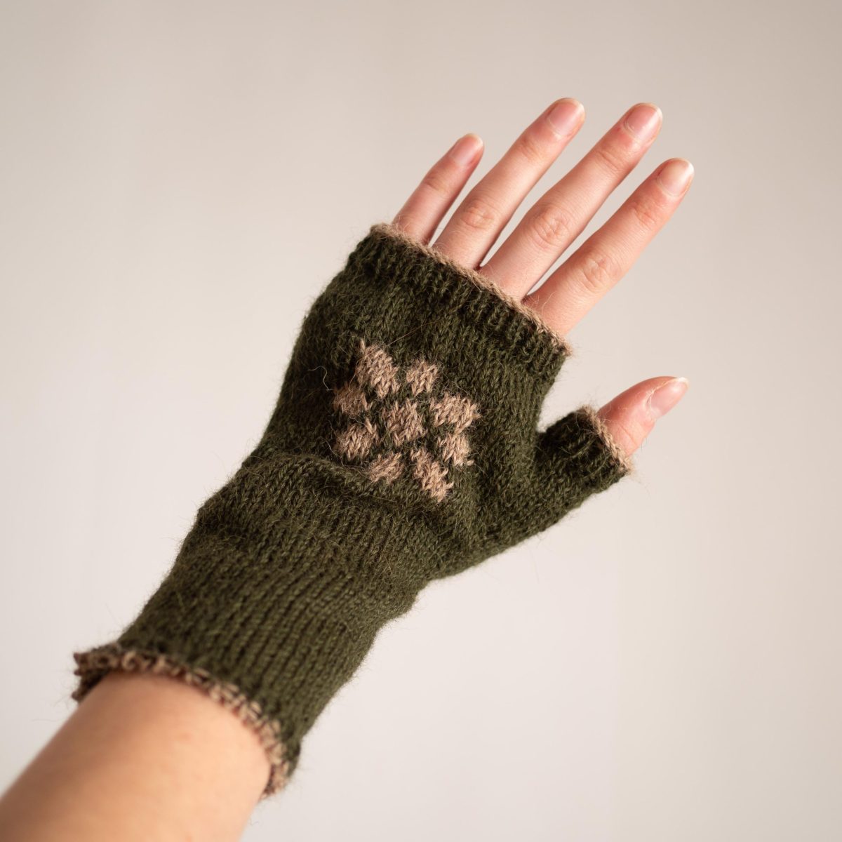 Flower Fingerless Gloves image 1