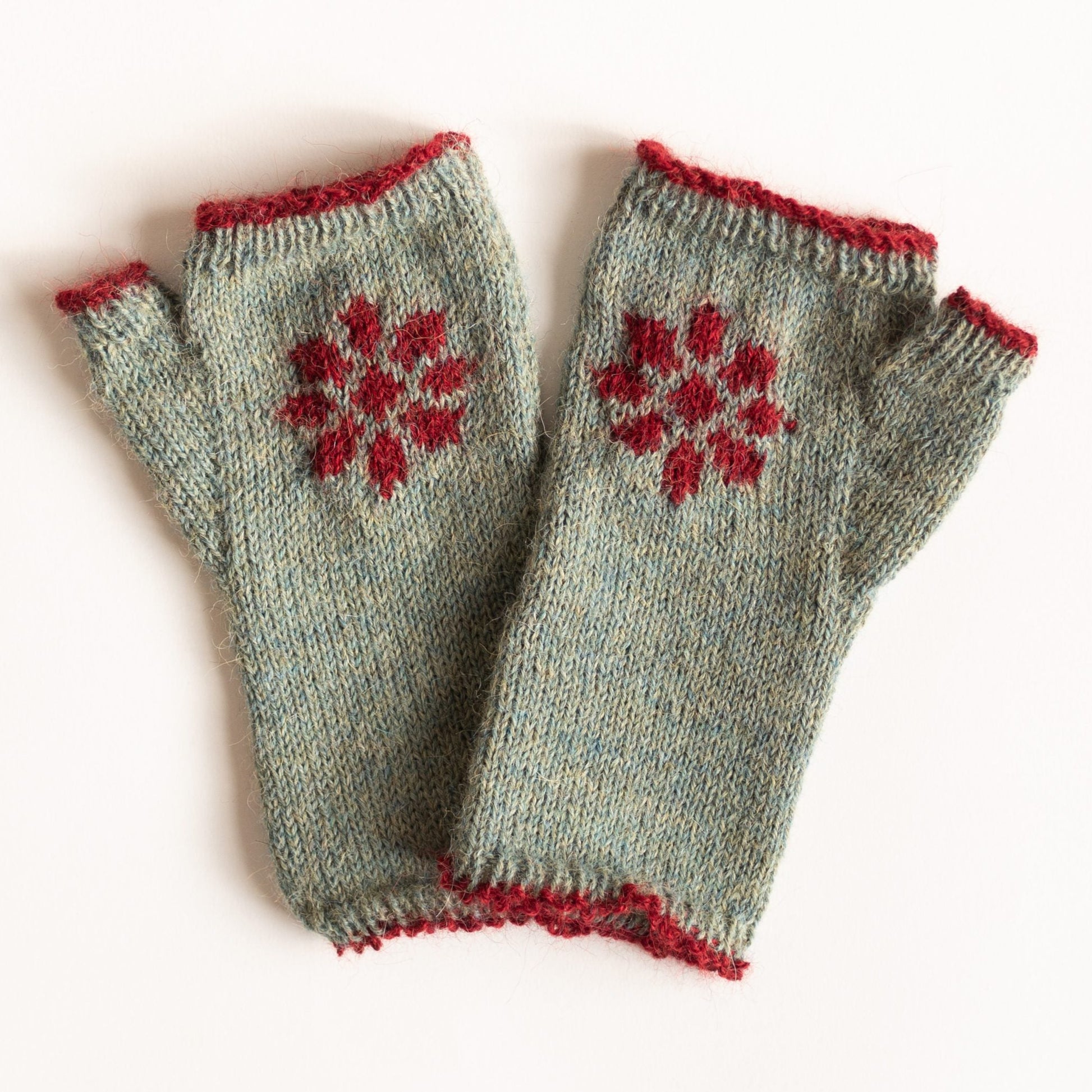 Flower Fingerless Gloves image 0