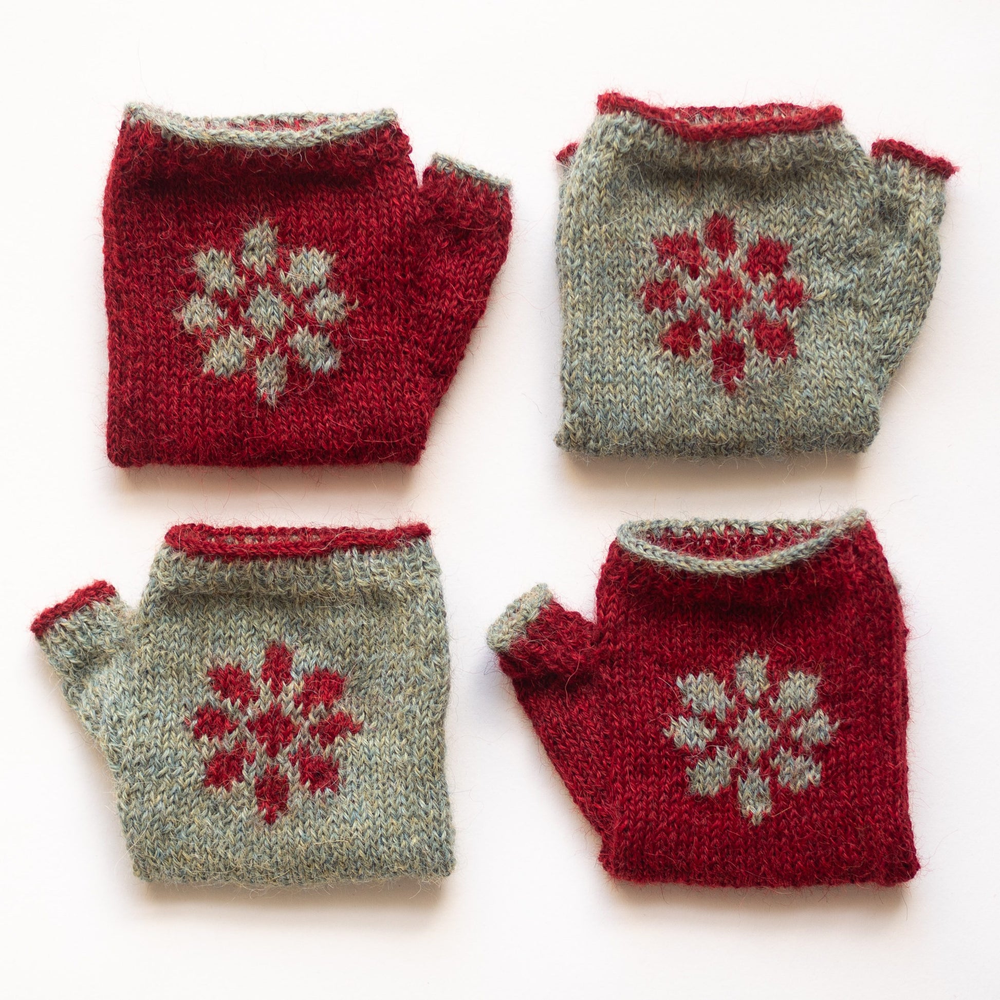 Flower Fingerless Gloves image 5