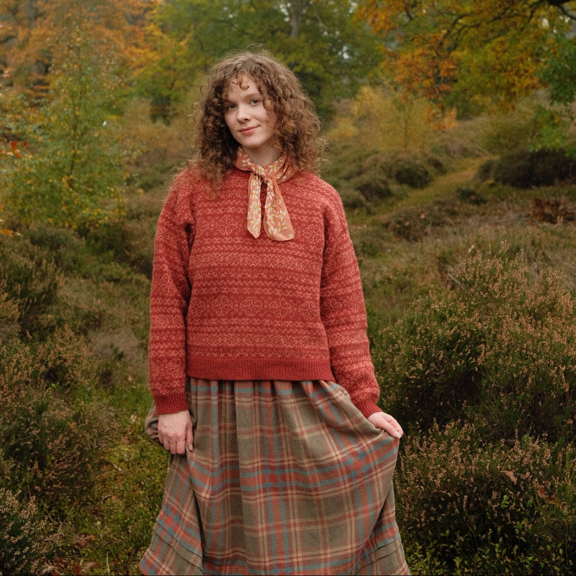 Moorland Jumper - Pink Heather
