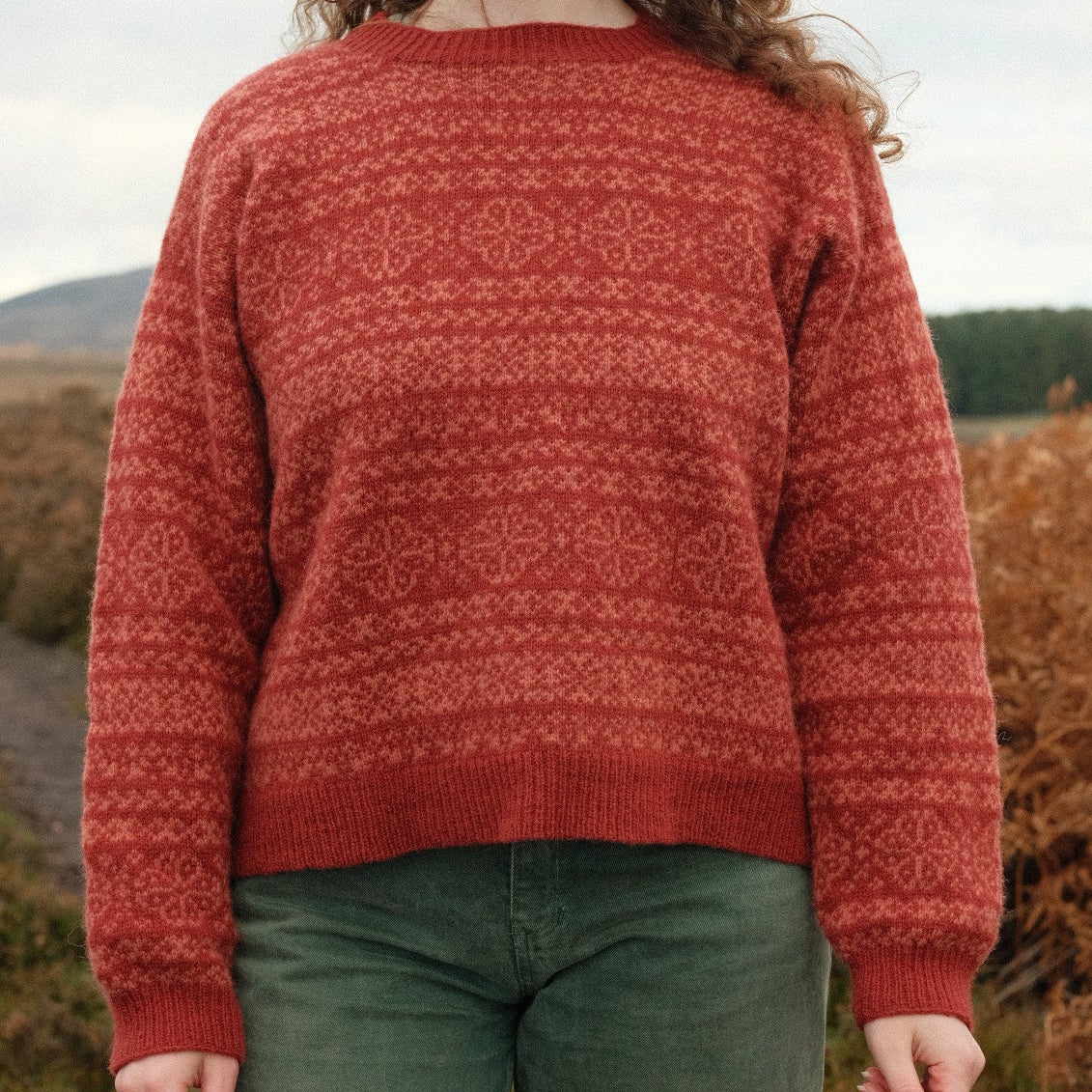 Moorland Jumper - Pink Heather