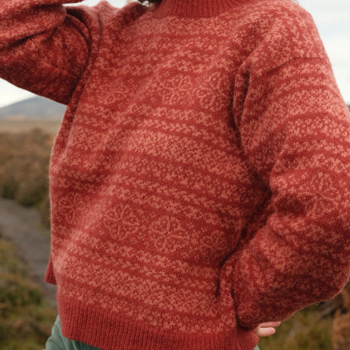 Moorland Jumper - Pink Heather