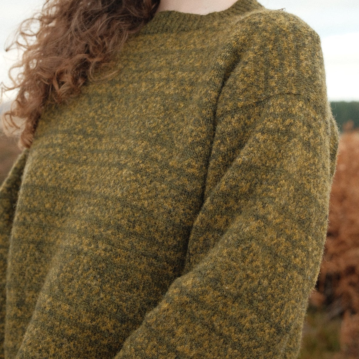 Moorland Jumper - Mossy Green