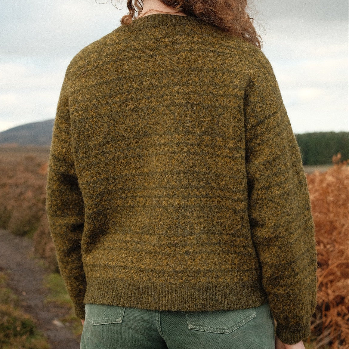 Moorland Jumper - Mossy Green