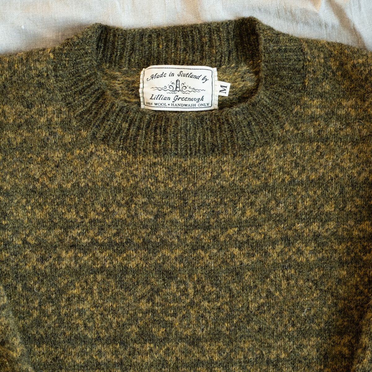 Moorland Jumper - Mossy Green
