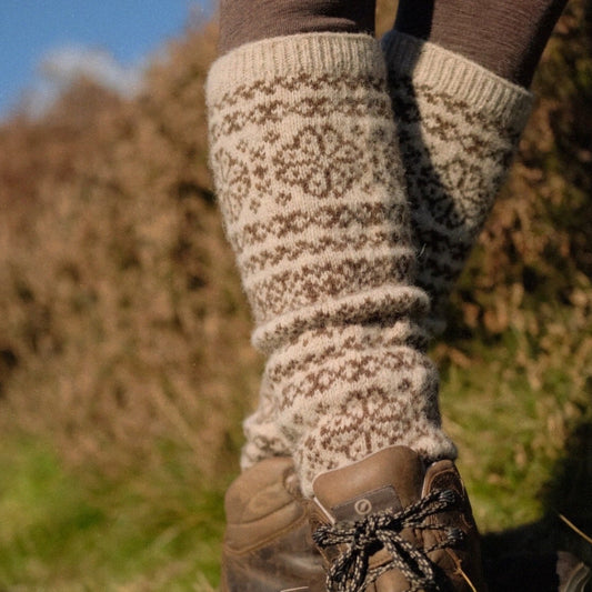 Moorland Leg Warmers - Natural