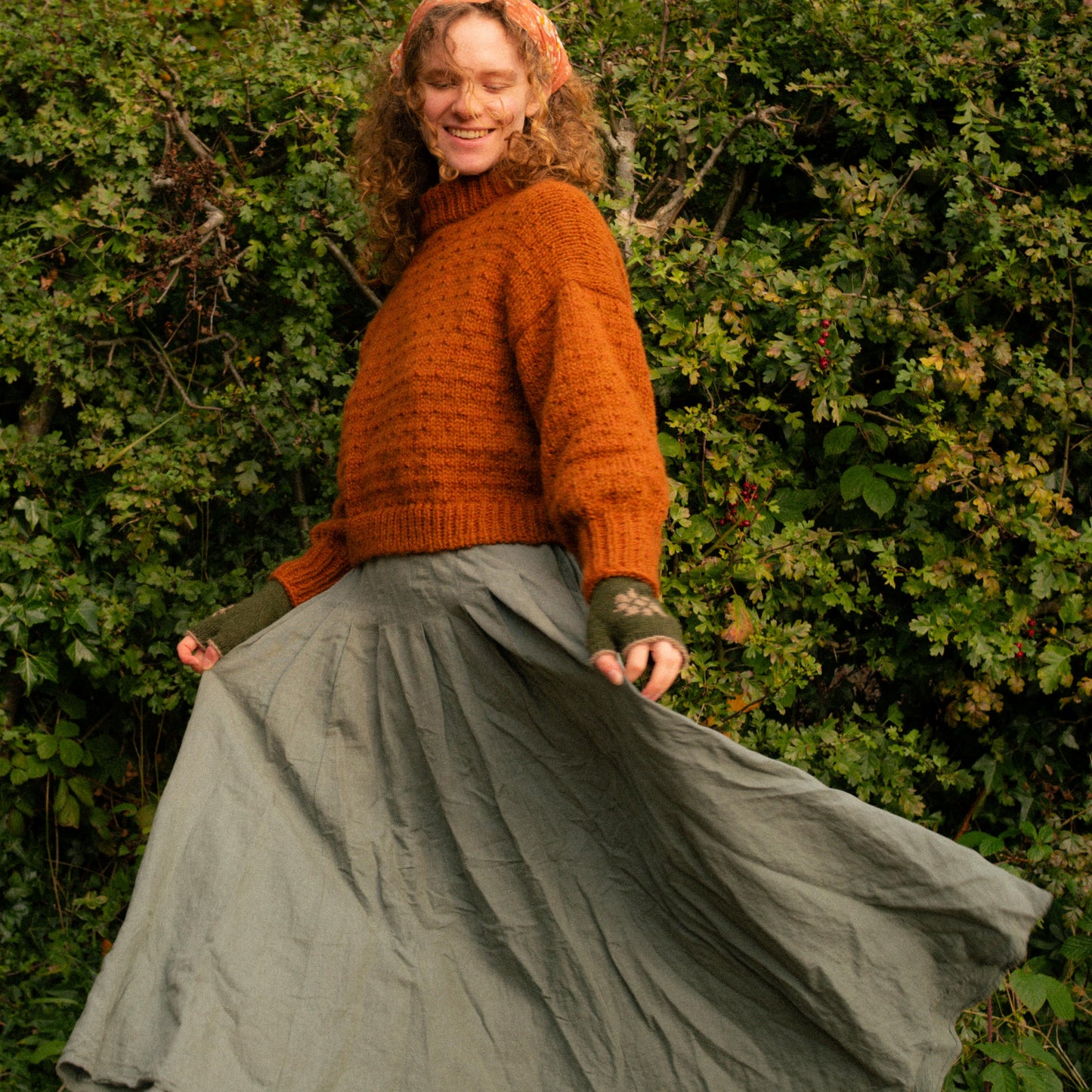 Rosemary Jumper - Cinnamon Orange