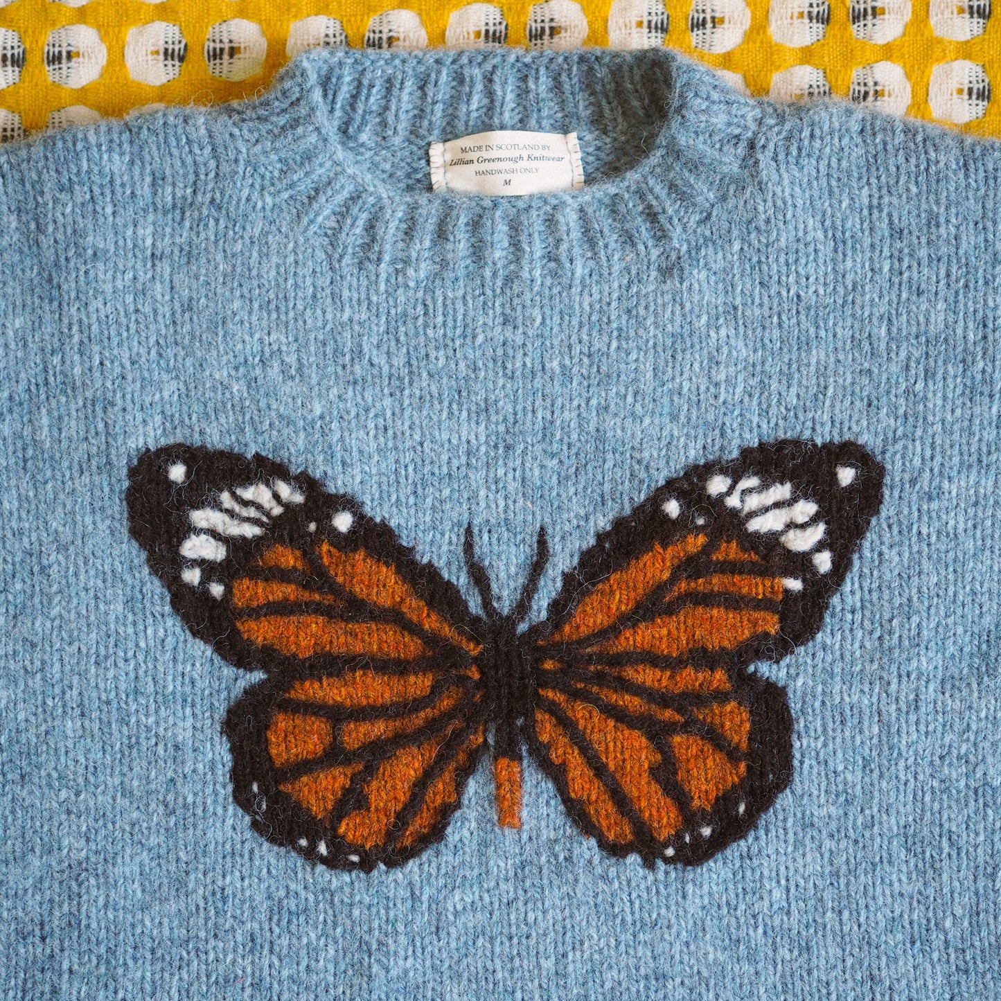 Monarch Butterfly Jumper - Blue