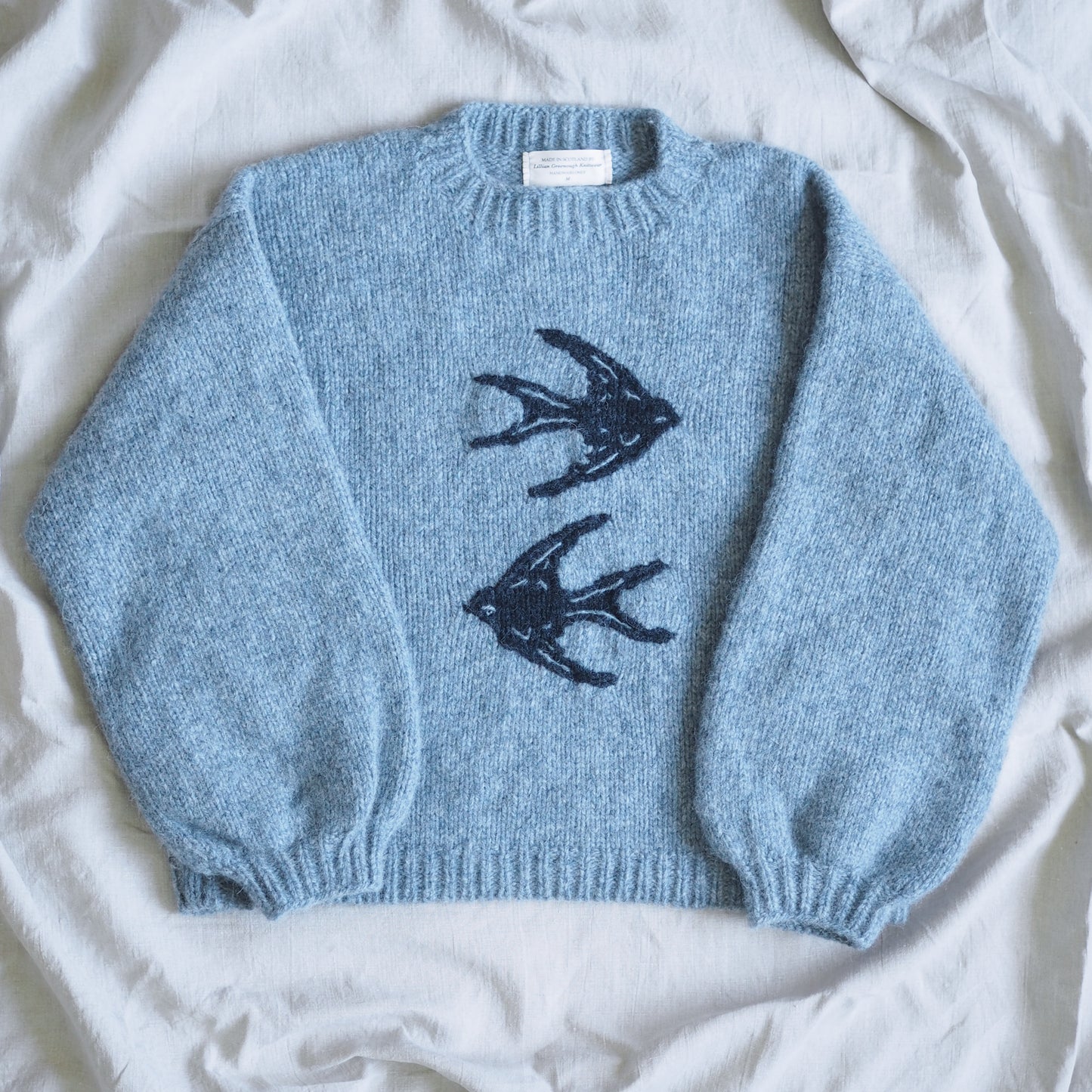 Swallows Jumper - Sky Blue