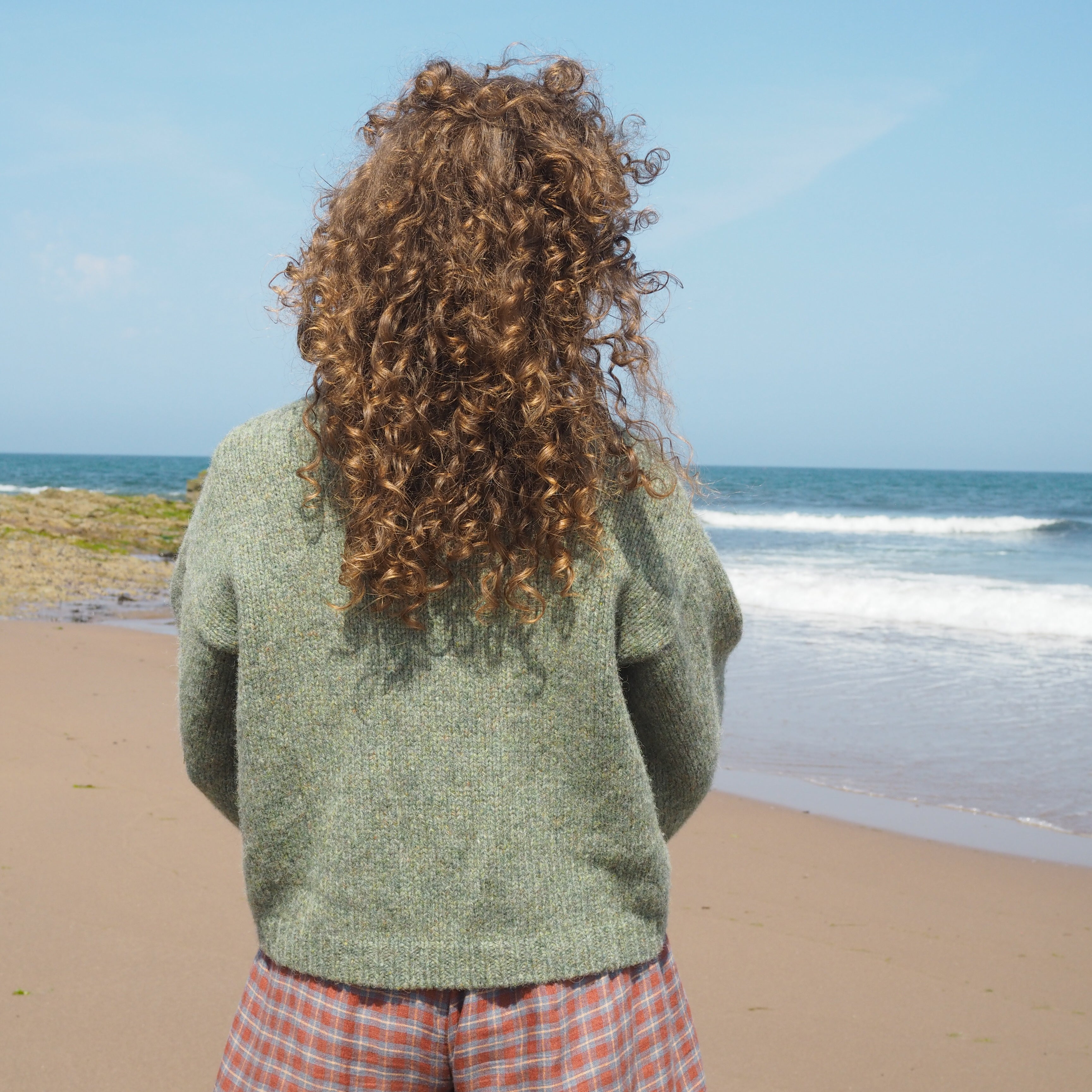 Orca Jumper - Sea Green – Lillian Greenough Knitwear