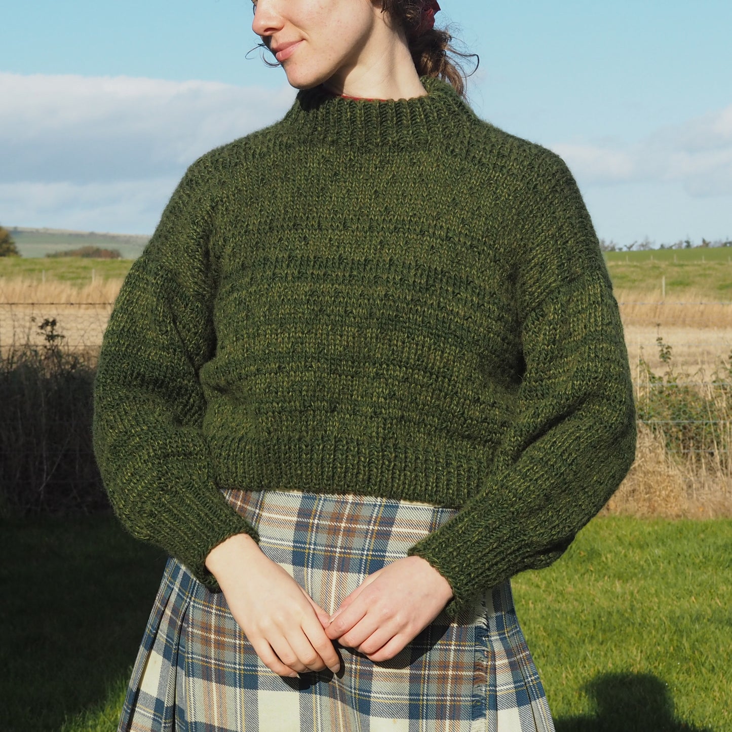 Rosemary Jumper - Forest Green