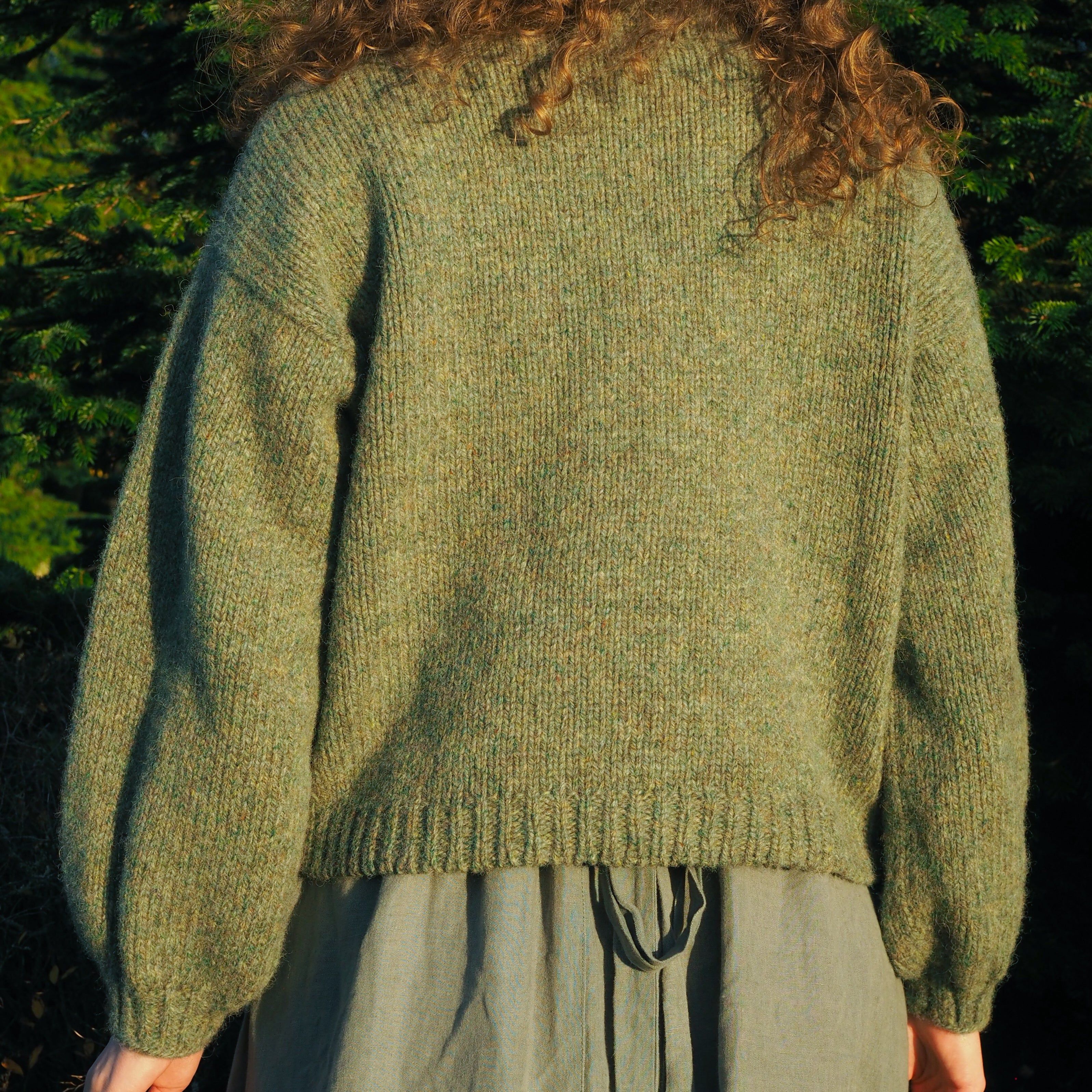 Orca Jumper - Sea Green – Lillian Greenough Knitwear