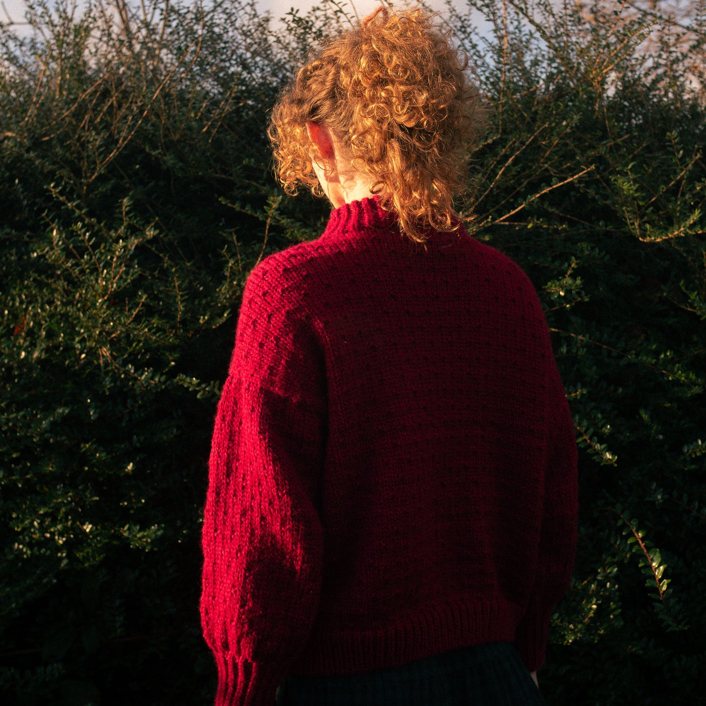 Rosemary Jumper - Berry Red