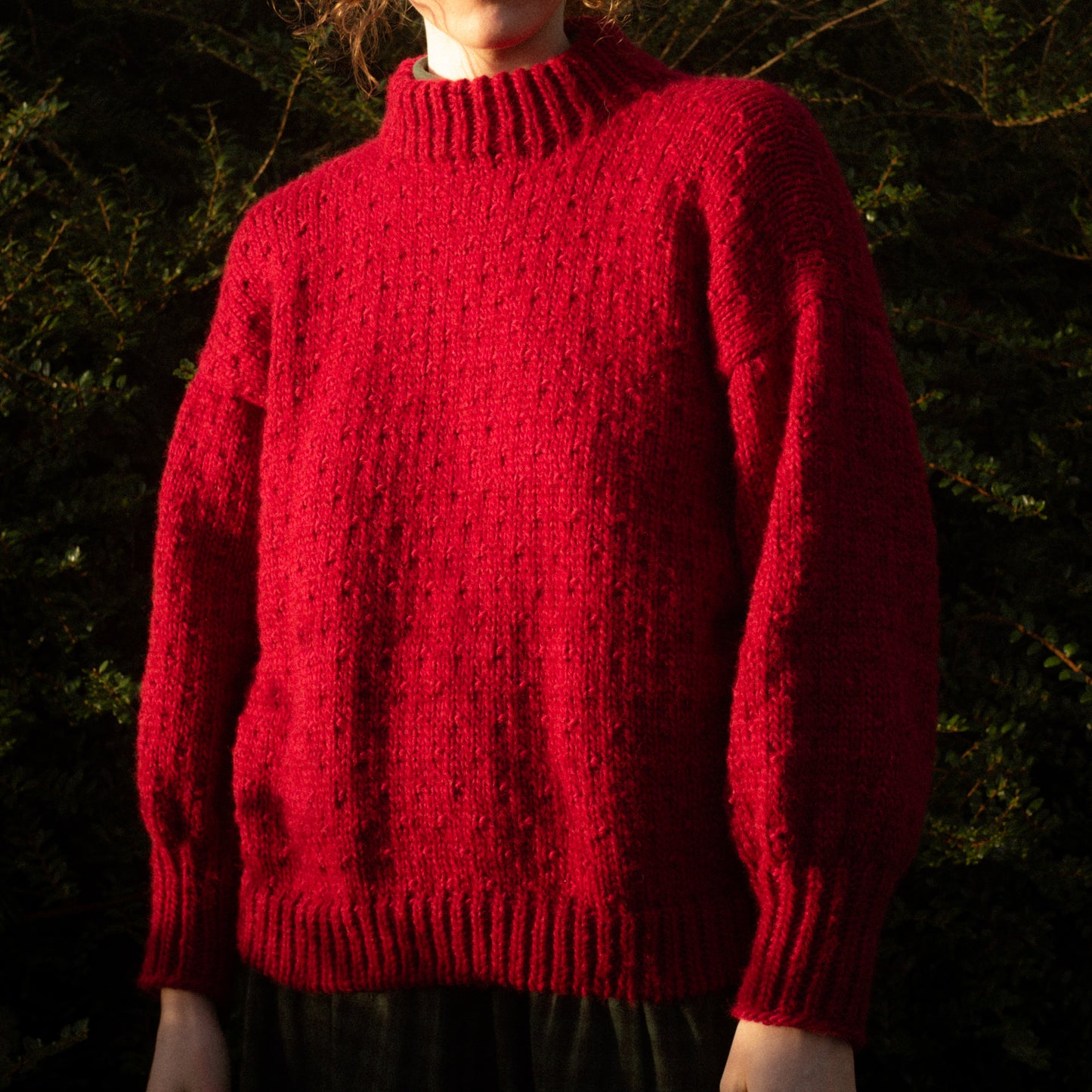 Rosemary Jumper - Berry Red