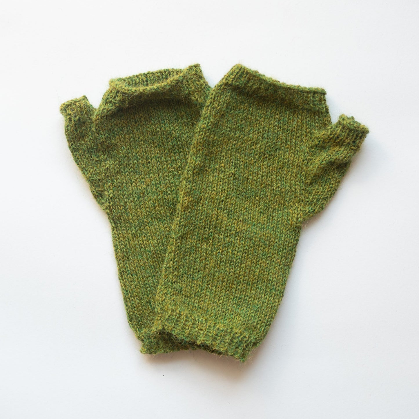 Grass Green Fingerless Gloves image 0