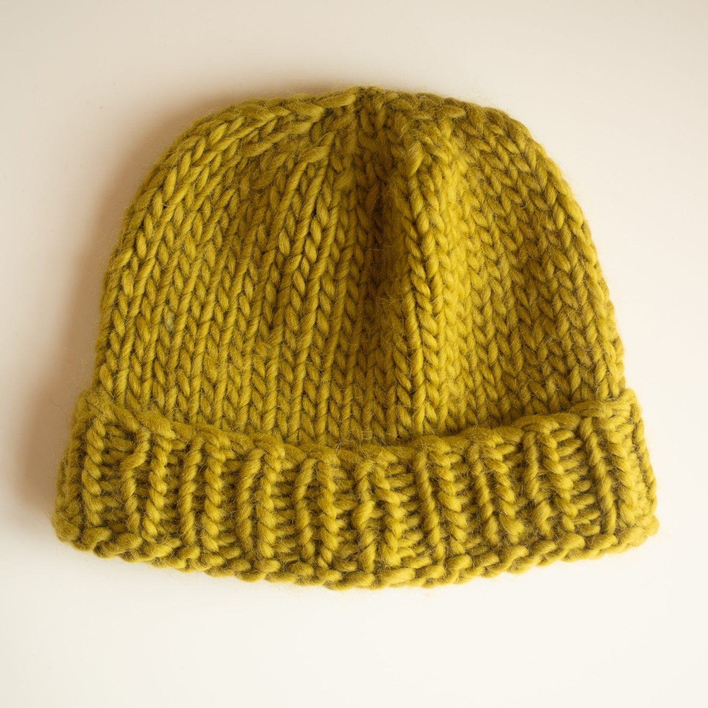 Hand-knitted Chunky Lichen Hat image 0
